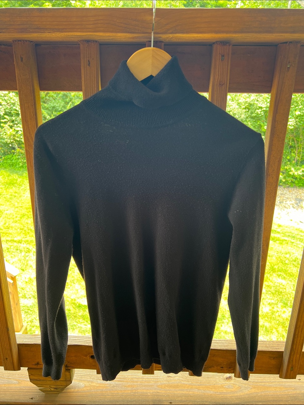 Pull&Bear Men's Black Turtleneck Sweater
